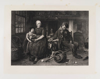 KG 08185
<br/>
'Van huis geweest'
<br/>
<em>Kesteren, Christiaan Lodewijk van (1832-1897)</em>